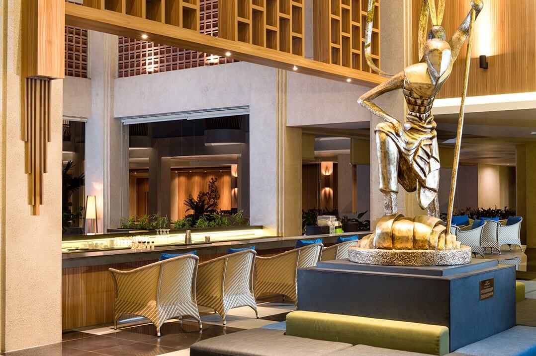hotel santika premiere beach resort belitung lobby