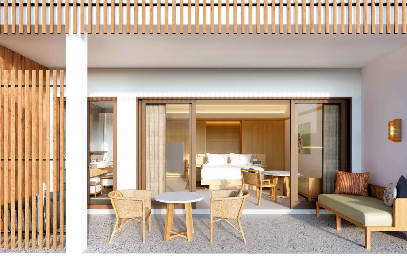 hotel sheraton belitung resort room terrac