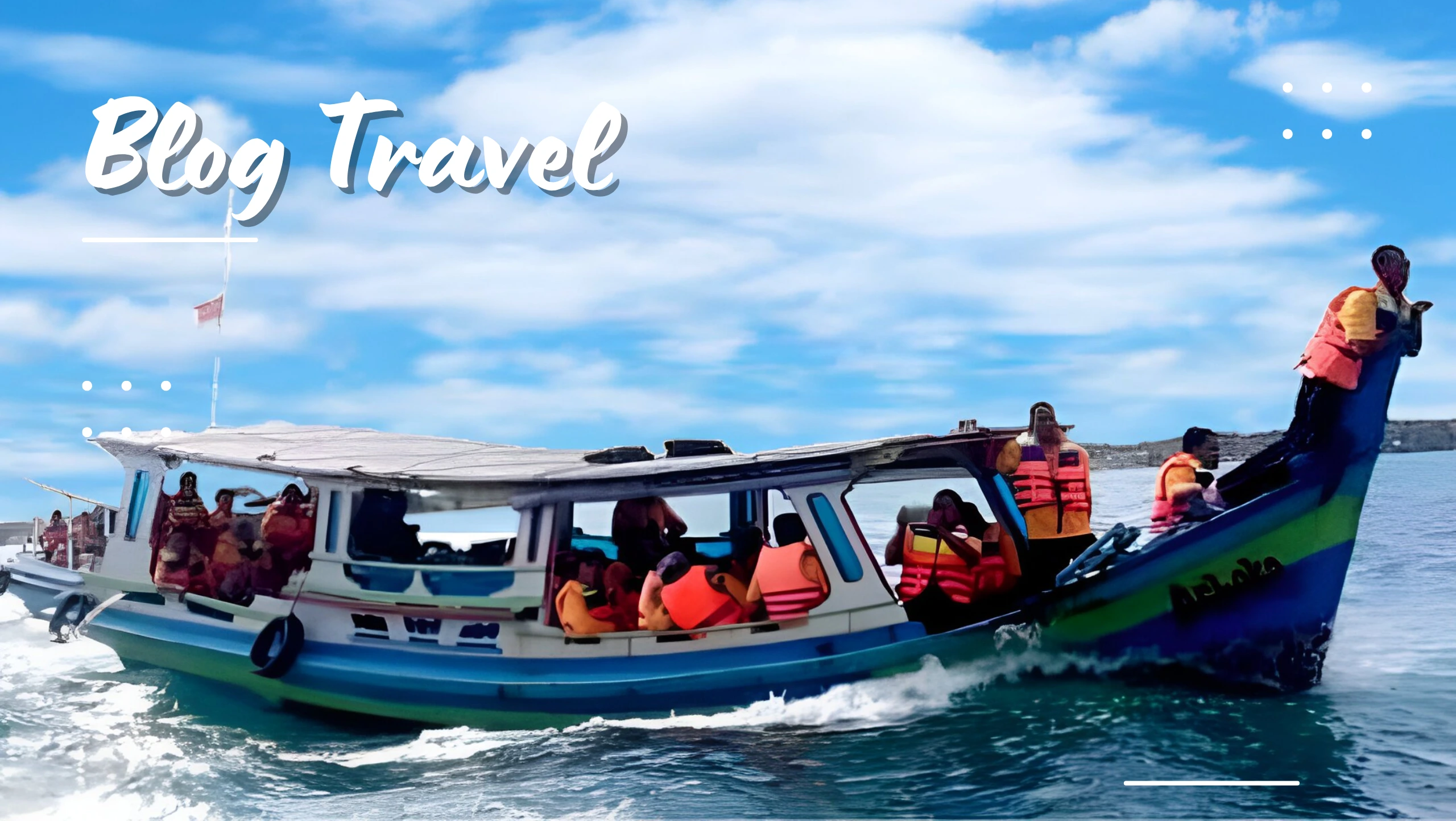 sewa kapal hopping island belitung